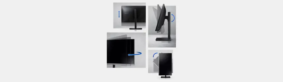 Samsung SR65 68.6 cm (27") 1920 x 1080 pixels Full HD LCD Blue, Grey