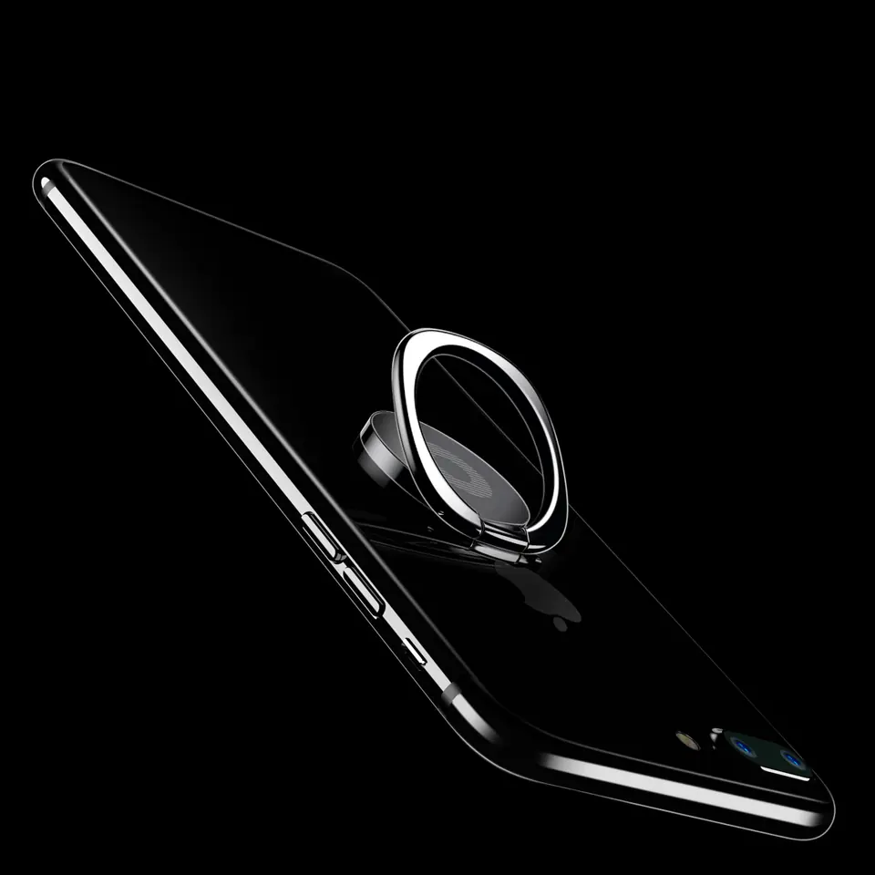 Uchwyt pierścień, ring holder Baseus Privity do telefonu (czarny)
