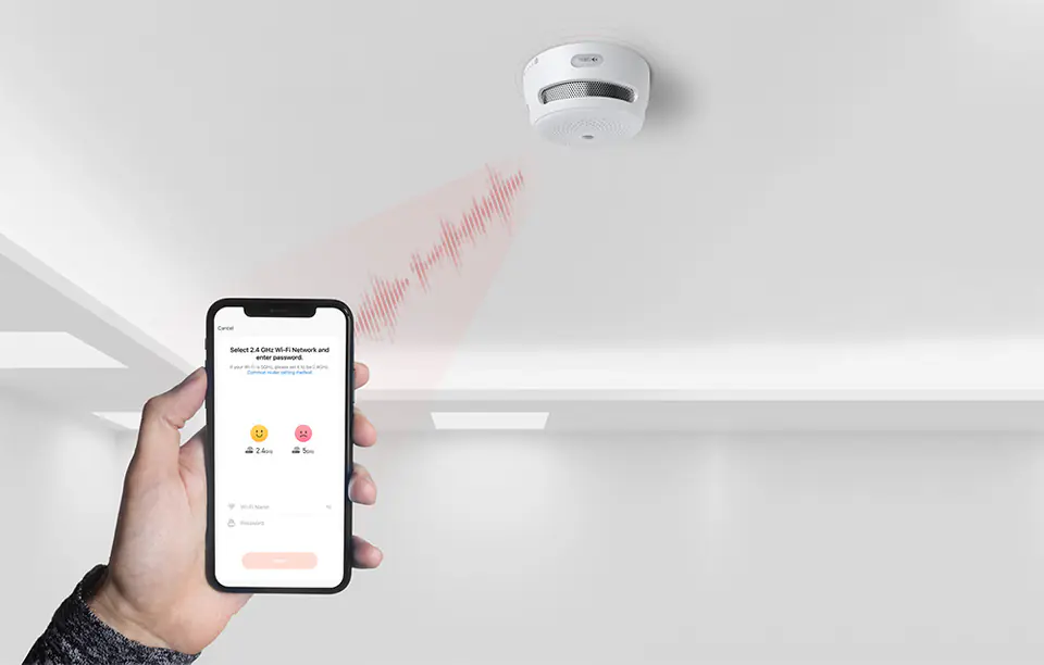 Czujnik detektor dymu X-Sense XS01-WT Tuya WiFi