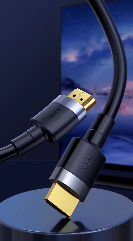 Kabel HDMI 2.0 Baseus Cafule, 4K, 3D, 1m (czarno-szary)