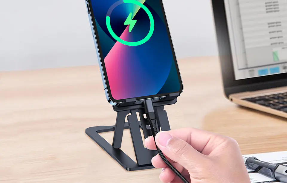 Stojak / Podstawka składana na telefon/tablet Choetech H064 (szara)