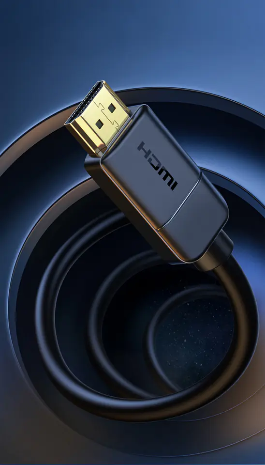 Kabel HDMI 2.0 Baseus, 4K 60Hz, 3D, HDR, 18Gbps, 5m (czarny)