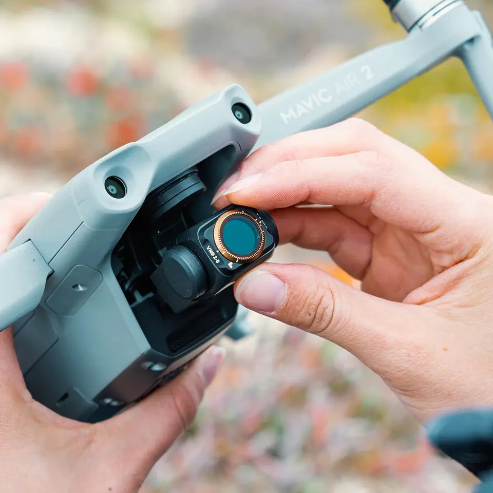 Zestaw dwóch filtrów PolarPro VND Cinema do DJI Mavic Air 2