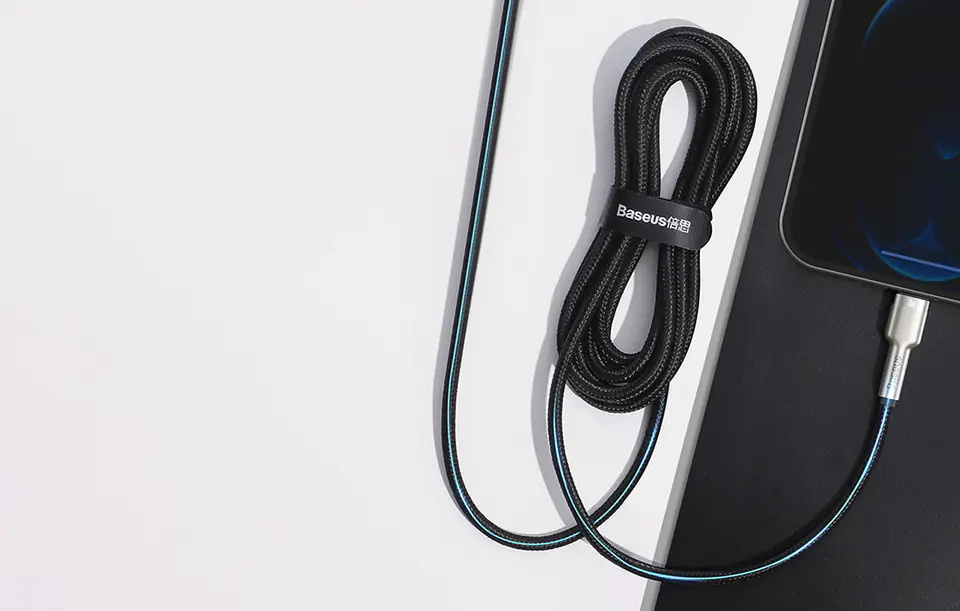 Kabel USB-C do Lightning Baseus Cafule, PD, 20W, 1m (biały)