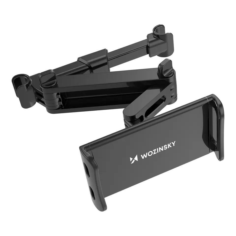 Regulowany uchwyt na zagłówek na tablet lub telefon Wozinsky WTHBK3