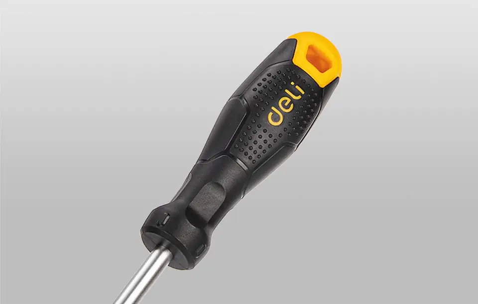 Wkrętak krzyżakowy Deli Tools EDL625075, PH1x75mm (czarny)