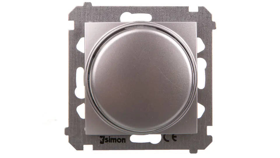 Simon 54 Premium Rotary dimmer for dimmable LEDs 230 V 2250 W silver