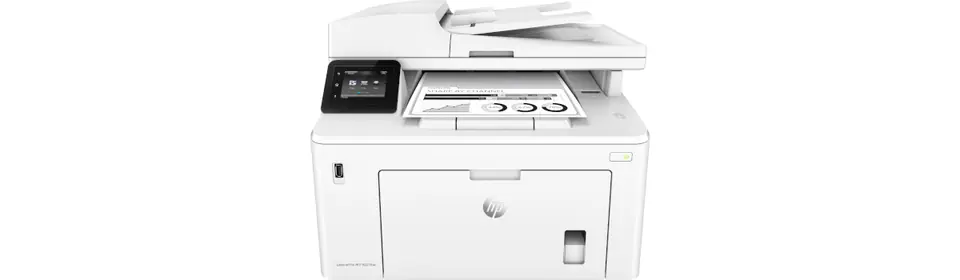 HP LaserJet Pro MFP M227fdw, Print, copy, scan, fax, 35-sheet ADF; Two-sided printing