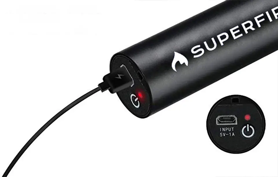 Latarka Superfire S11-X, 700lm, USB