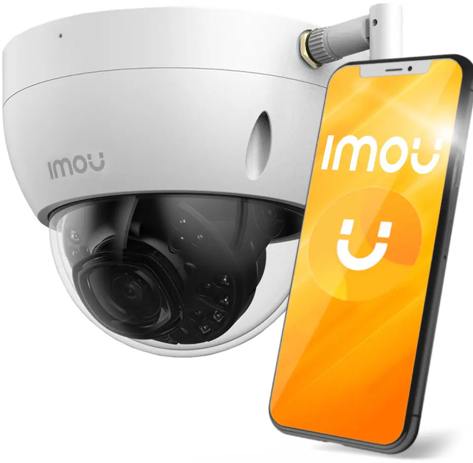 KAMERA IMOU IPC-D52MIP DOME PRO 5MPX WI-FI IK10