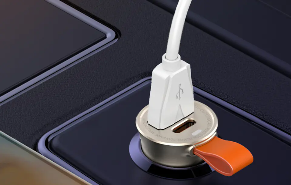 Ładowarka samochodowa LDNIO C509Q USB, USB-C 30W + kabel MicroUSB