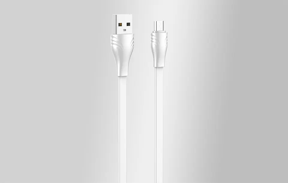 Kabel USB do Micro USB LDNIO LS553, 2.1A, 2m (biały)