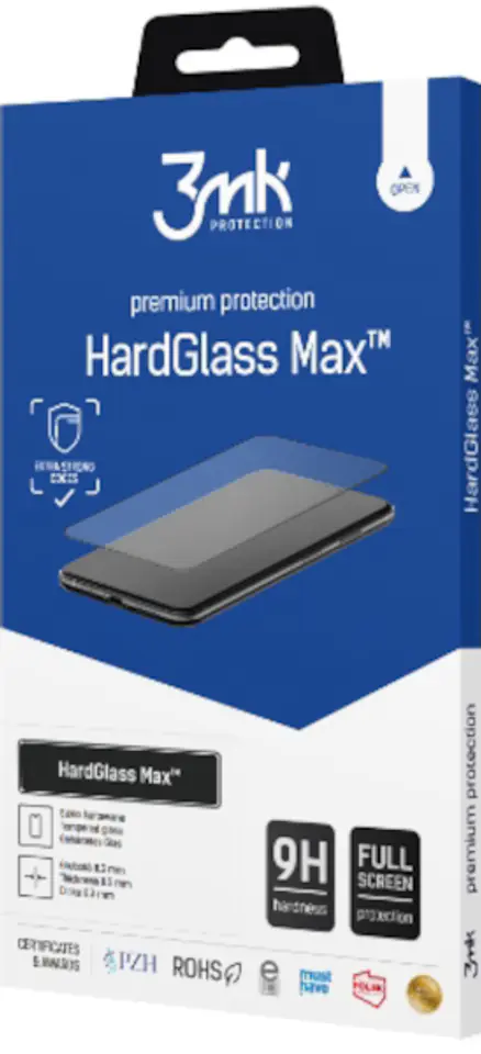 3MK HardGlass Max A24 4G A245/A25 5GA256 czarny/black Fullscreen Glass