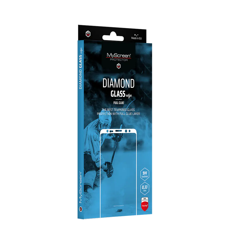 MS Diamond Glass Edge FG Tecno Spark 20 Pro czarny/black Full Glue