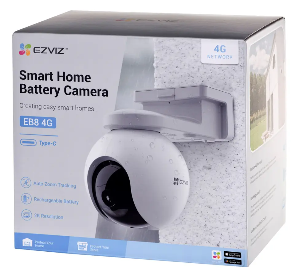 Ezviz Cs Eb8 3mp 4ga Spherical Ip Security Camera Indoor And Outdoor