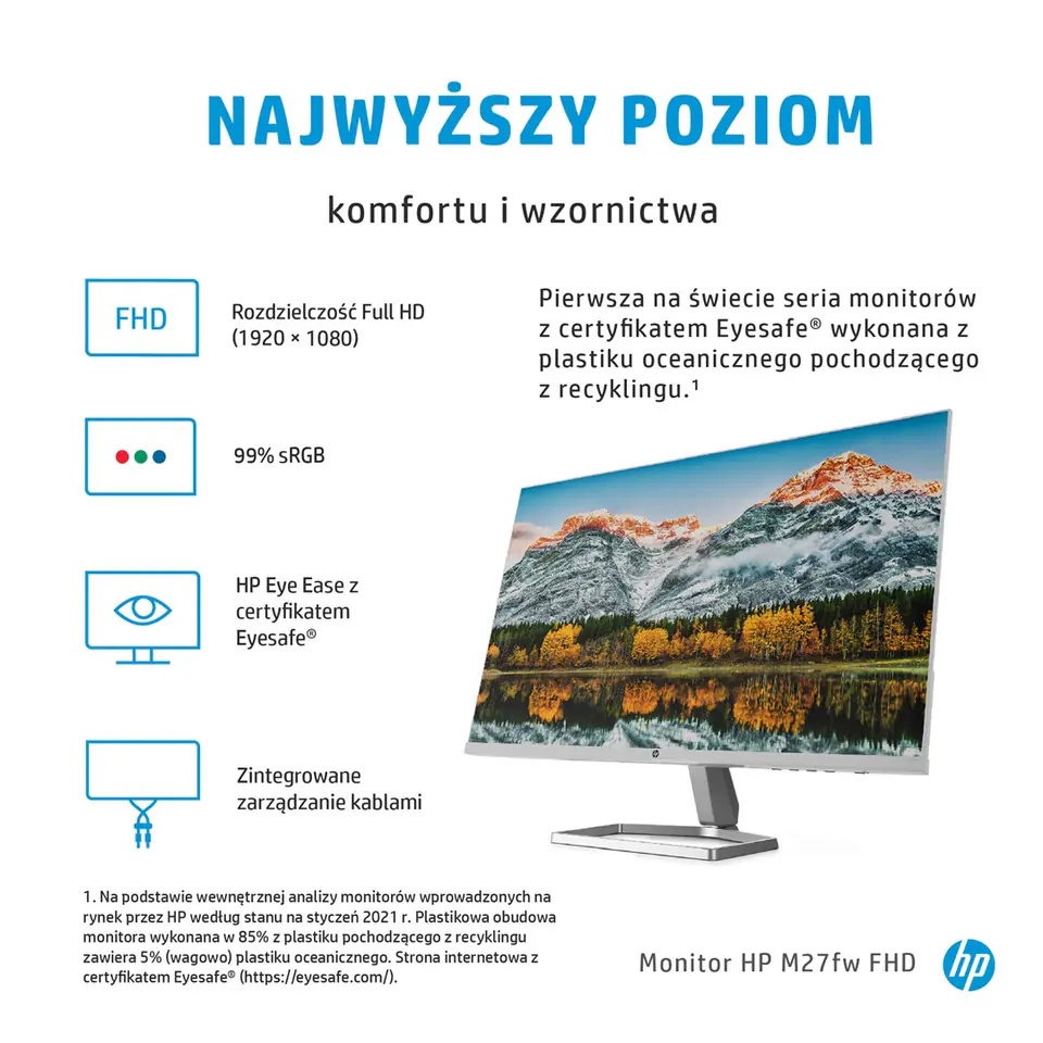 HP M27fw FHD Monitor