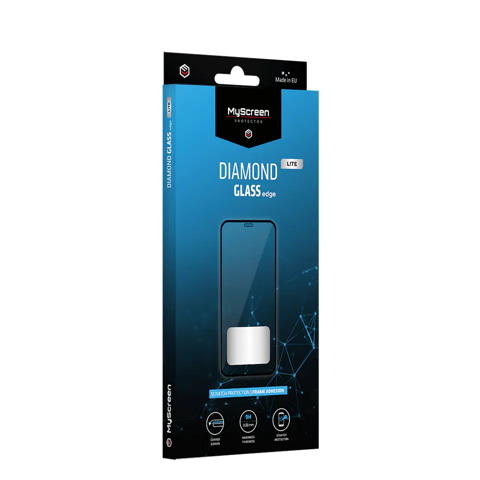 Szkło Hartowane 5D XIAOMI REDMI A3 MyScreen Diamond Glass Edge Lite Full Glue czarne