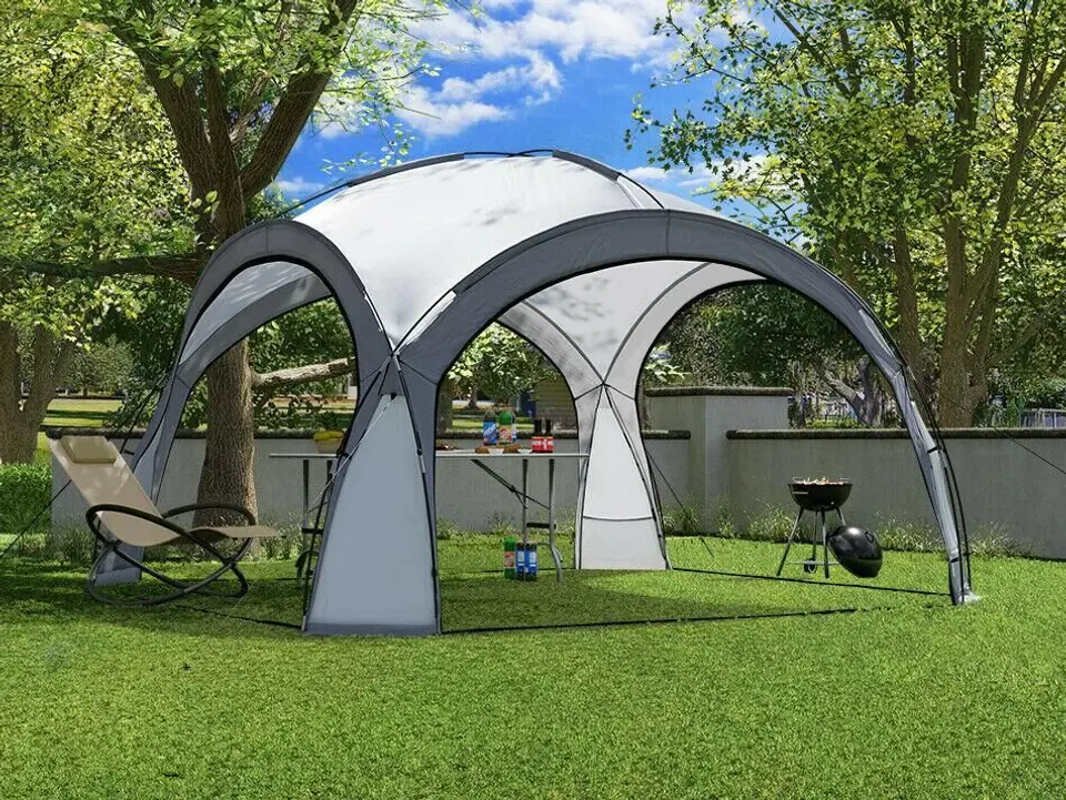 Namiot pawilon ogrodowy eventowy na piknik + torba szary MultiGarden