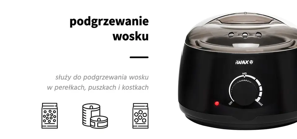 Podgrzewacz wosku iWAX 100 czarny