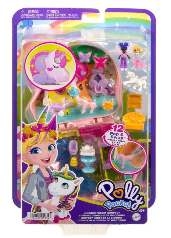 2022 Polly Pocket, Unicorn Forest