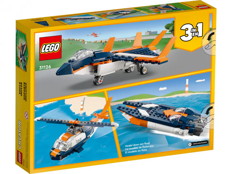 Lego creator 3 on sale in 1 plane