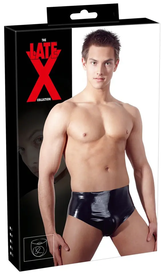 Latex briefs with XL stopper
