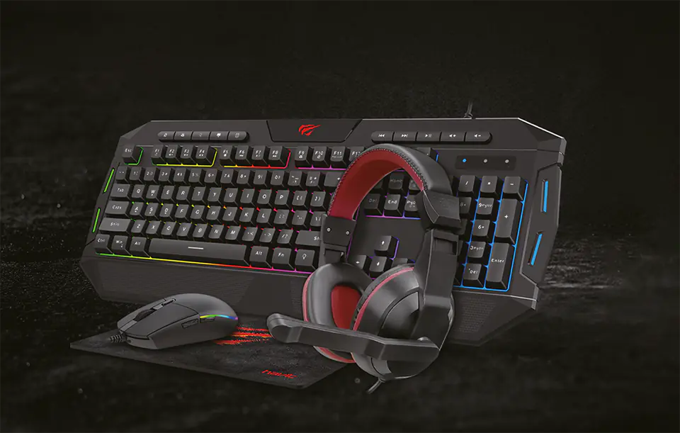 Combo Gaming Havit, Teclado/Mouse, Headset