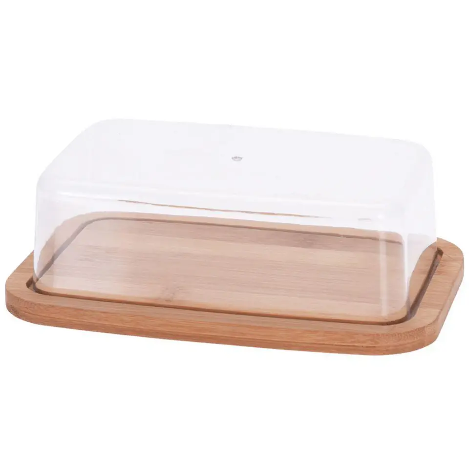 Bamboo discount butter dish