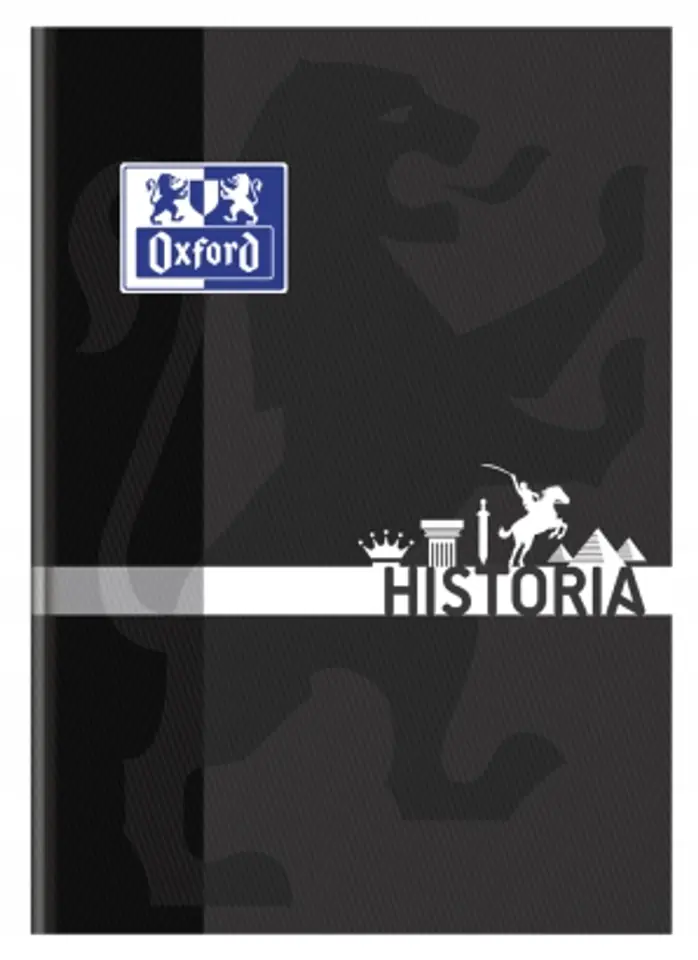 Zeszyt szkolny A5 przedmiotowy 80 kartek w kratkę HISTORIA 400128283 OXFORD
