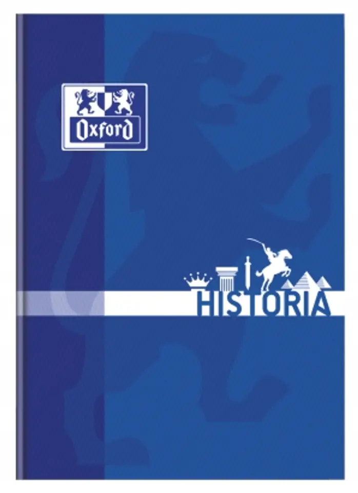Zeszyt szkolny A5 przedmiotowy 80 kartek w kratkę HISTORIA 400128283 OXFORD