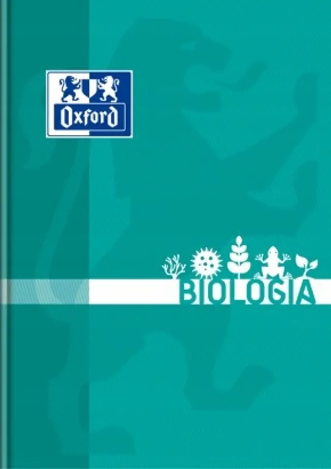 Zeszyt szkolny A5 przedmiotowy 80 kartek w kratkę BIOLOGIA 400128286 OXFORD