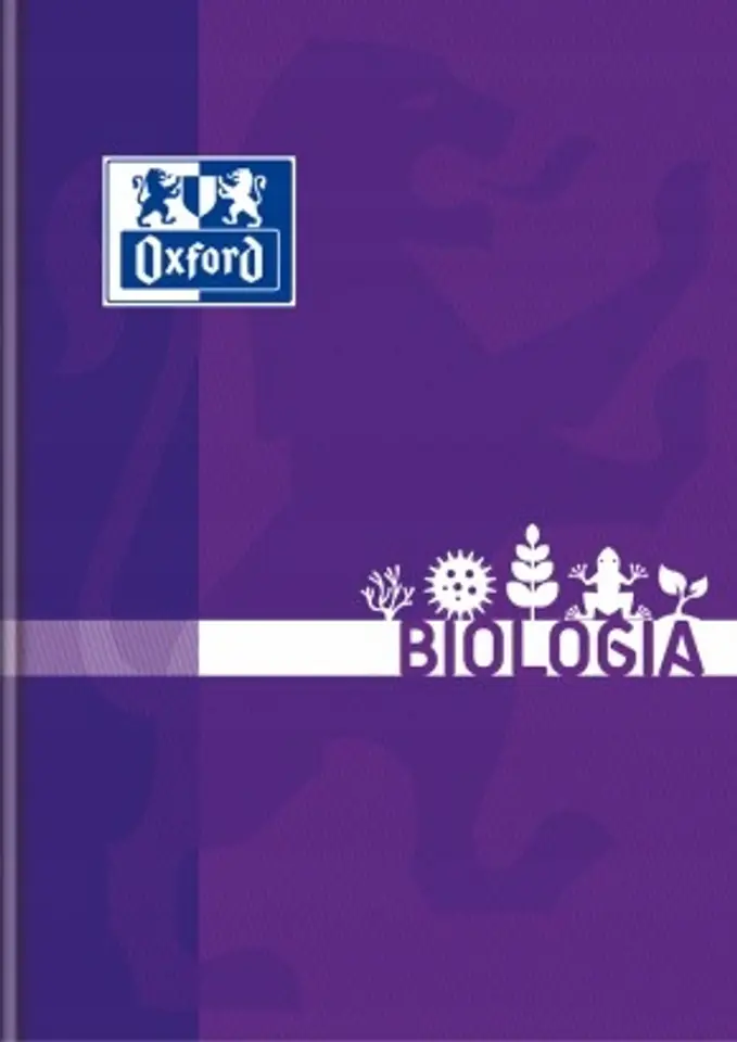 Zeszyt szkolny A5 przedmiotowy 80 kartek w kratkę BIOLOGIA 400128286 OXFORD