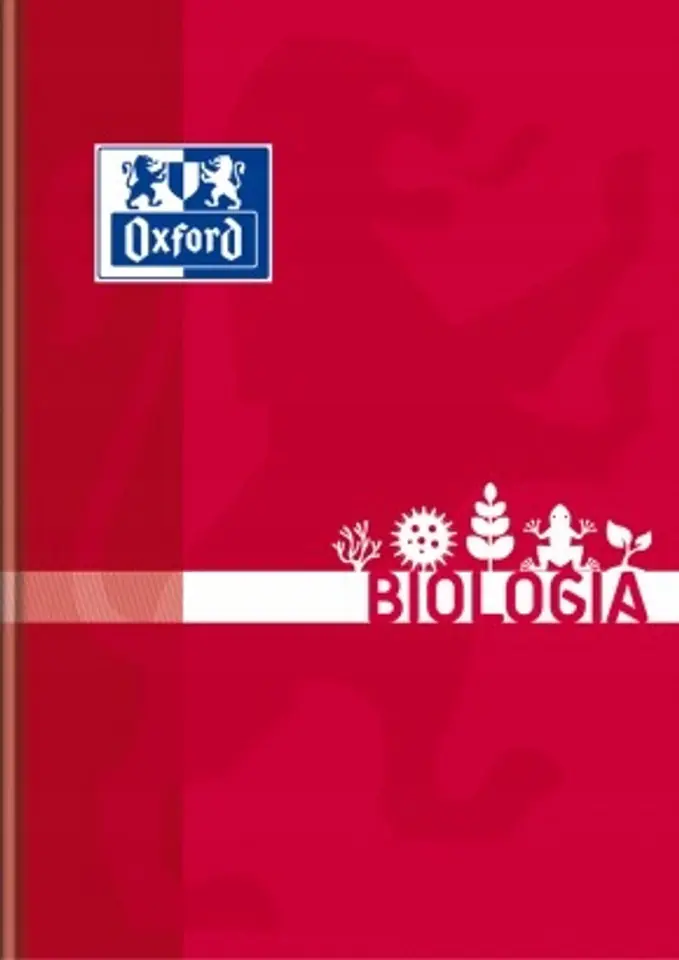 Zeszyt szkolny A5 przedmiotowy 80 kartek w kratkę BIOLOGIA 400128286 OXFORD