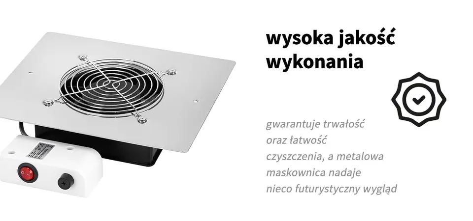 Pochłaniacz pyłu do zabudowy Momo X1S 60W Professional