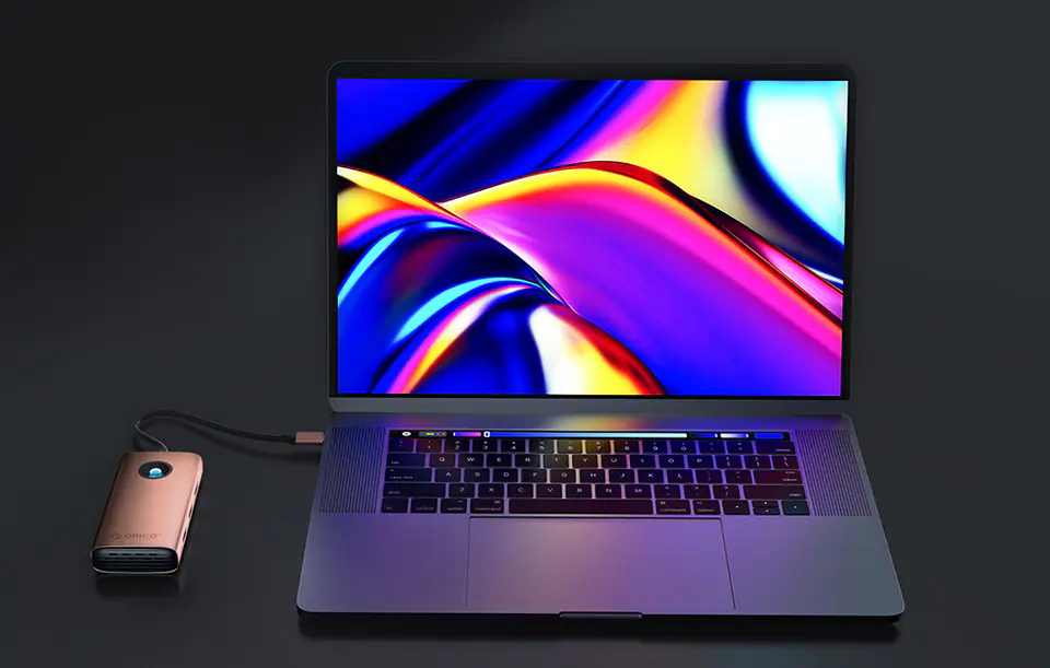 Stacja dokująca HUB 6w1 Orico USB-C, HDMI, 3xUSB (różowe złoto)