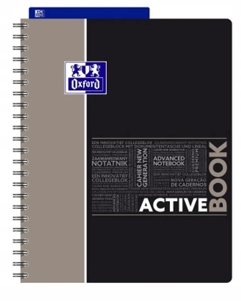 Kołozeszyt A4 80k kratka ACTIVEBOOK mix kolor STUDENT 400019520 OXFORD