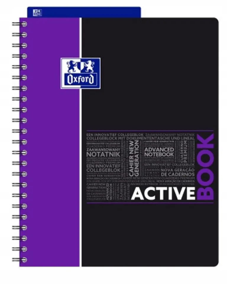 Kołozeszyt A4 80k kratka ACTIVEBOOK mix kolor STUDENT 400019520 OXFORD