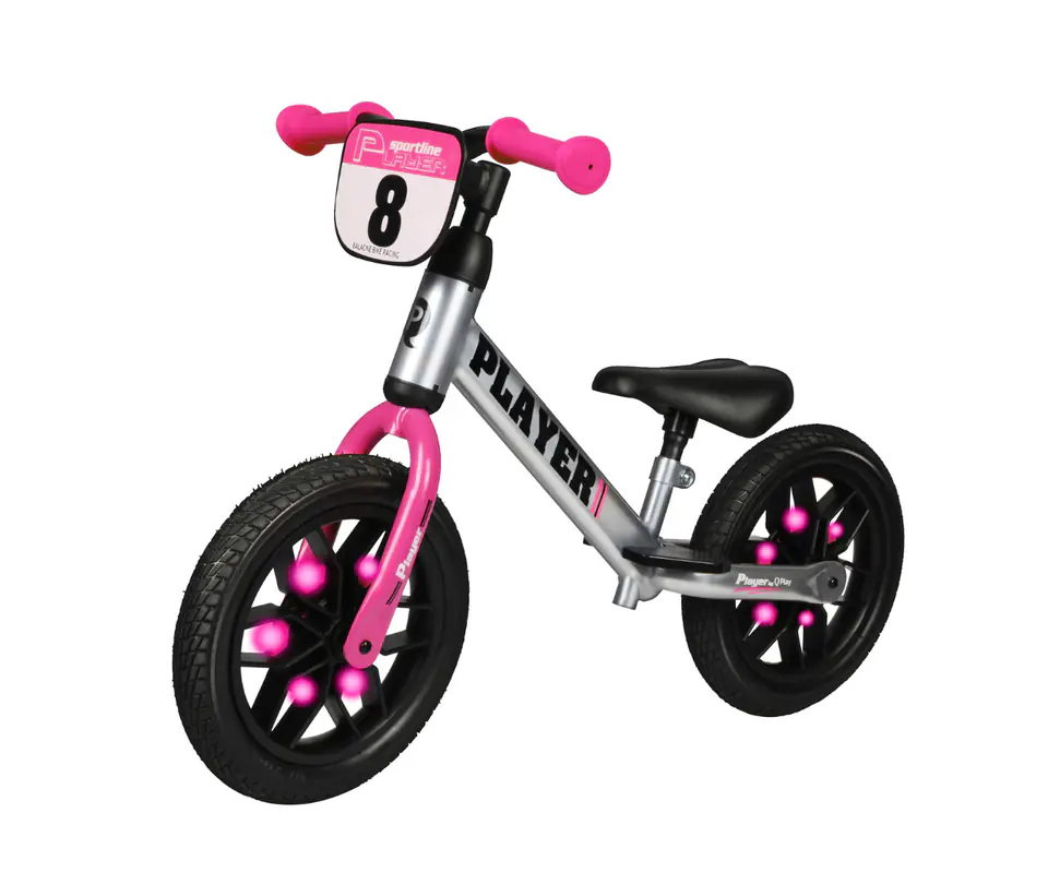 Qplay Balance Bike Player Pink Wasserman.eu