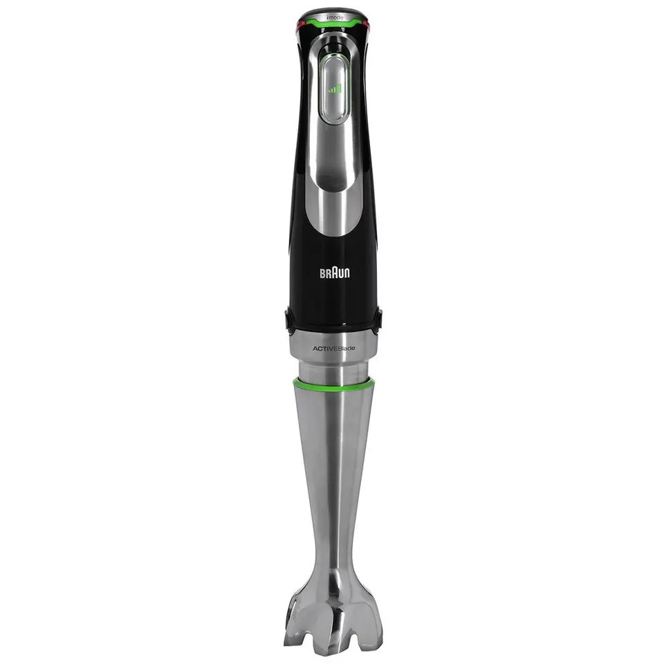 Braun MultiQuick 9 MQ 9125 XS 0.35 L Immersion blender 1200 W Black,  Stainless steel