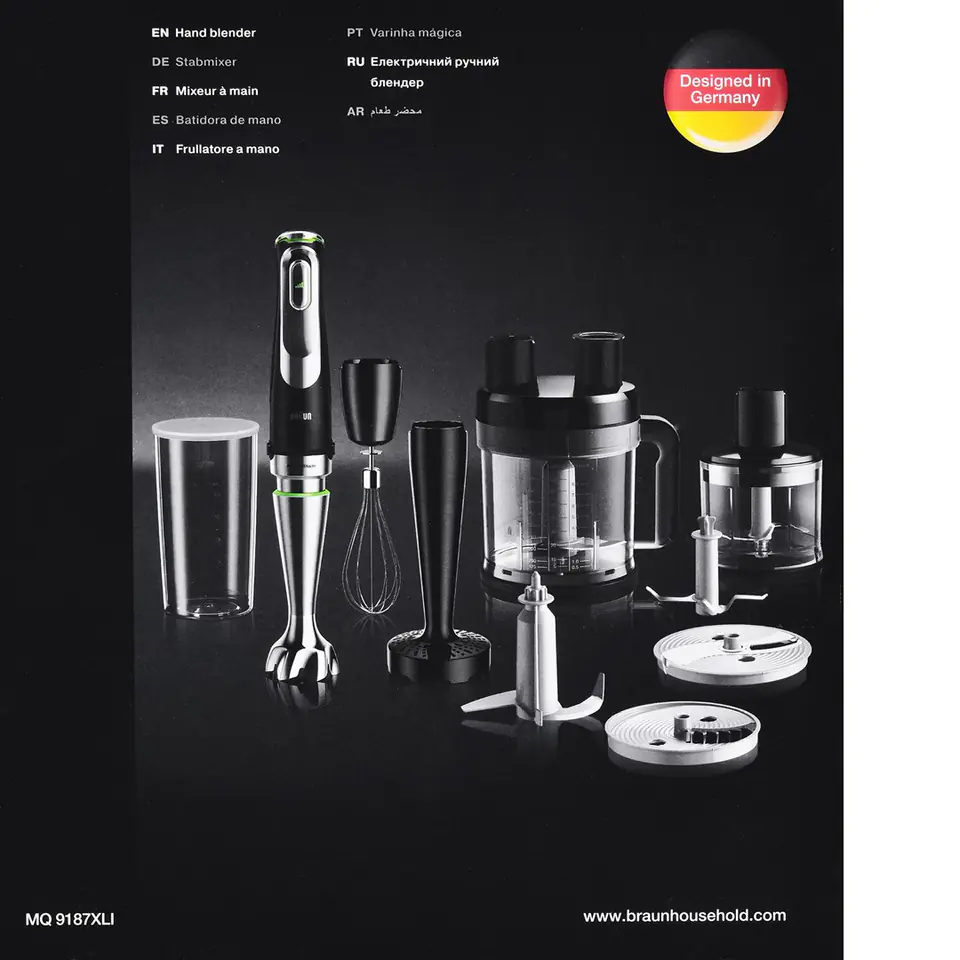 MultiQuick 9 Hand blender MQ 9187XLI