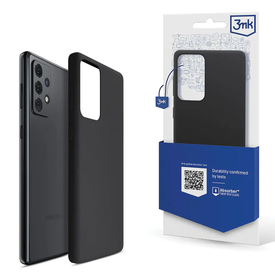 3MK Silicone Case iPhone 16 Pro 6.3"czarny/black