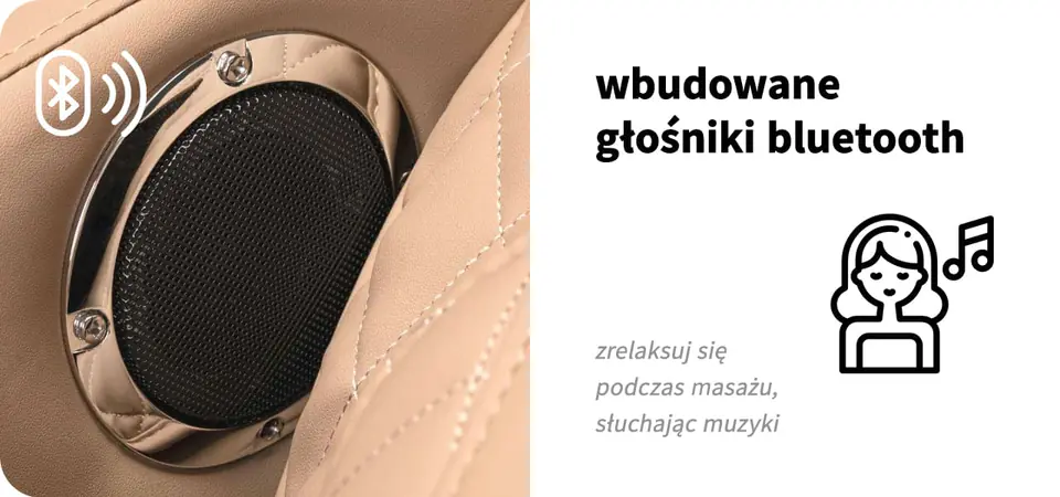 Sakura fotel masujący Comfort 806 brązowy