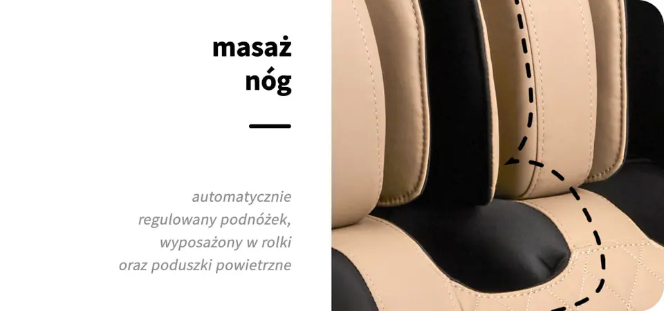 Sakura fotel masujący Comfort 806 brązowy