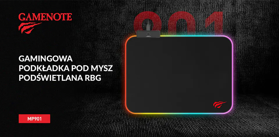 Podkładka gamingowa Havit MP901 RGB