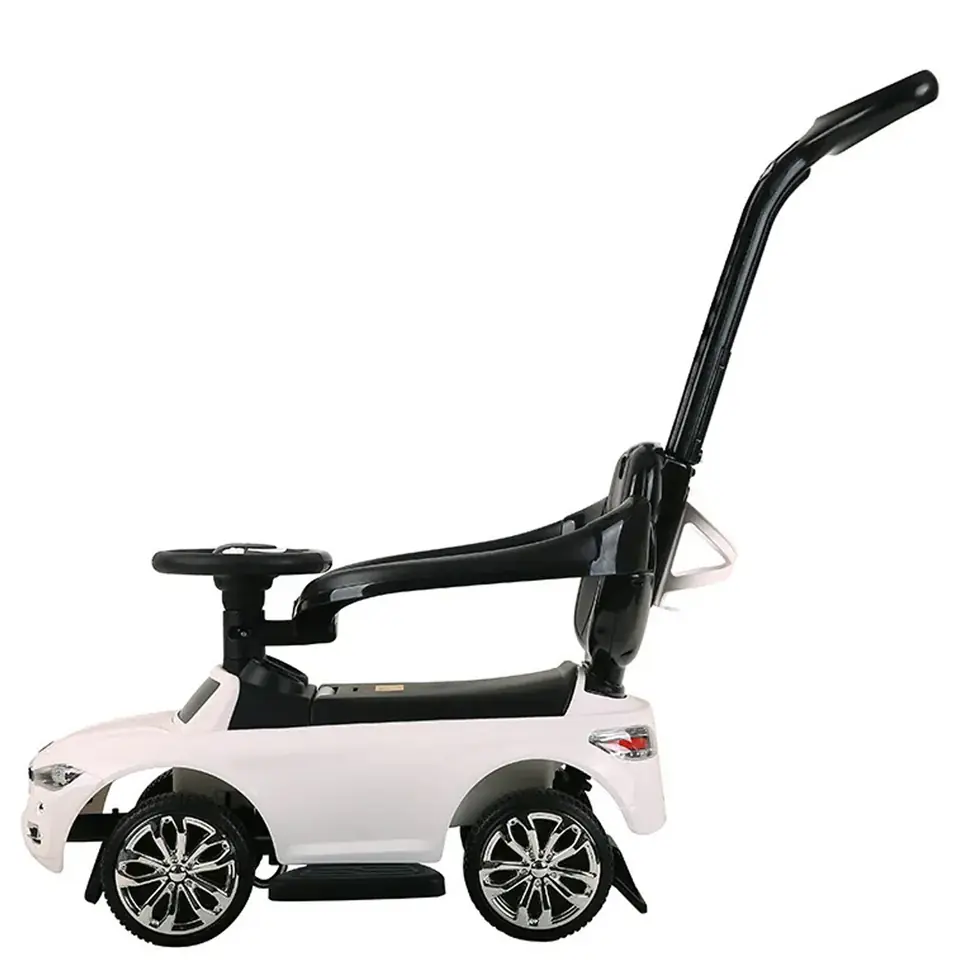 DUŻY JEŹDZIK CHODZIK PCHACZ  AUTO SAMOCHÓD  4 W1 CICHE KOŁA