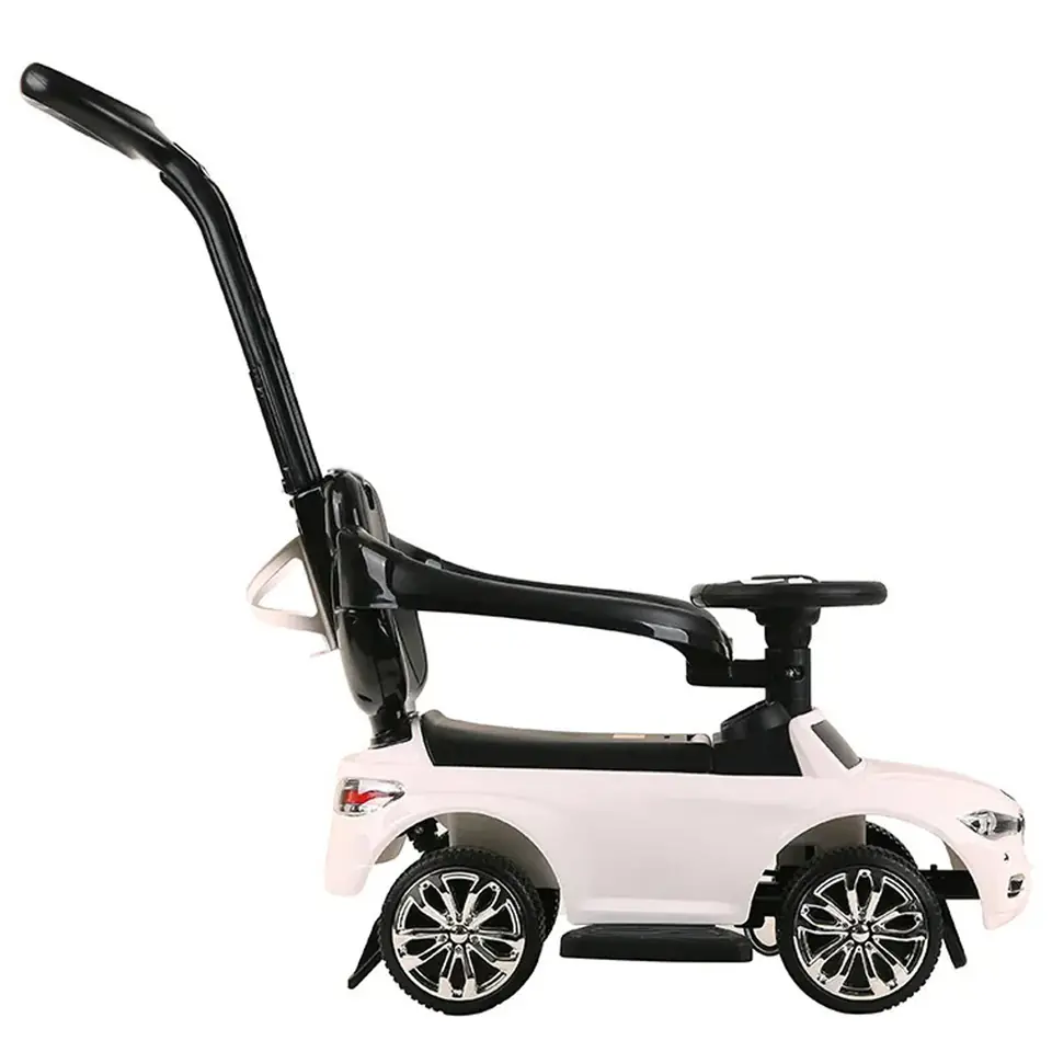 DUŻY JEŹDZIK CHODZIK PCHACZ  AUTO SAMOCHÓD  4 W1 CICHE KOŁA