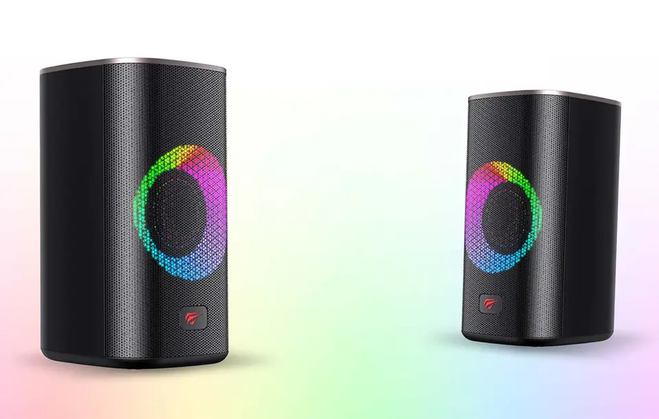 Głośniki komputerowe 2.0 Havit SK212 Bluetooth RGB