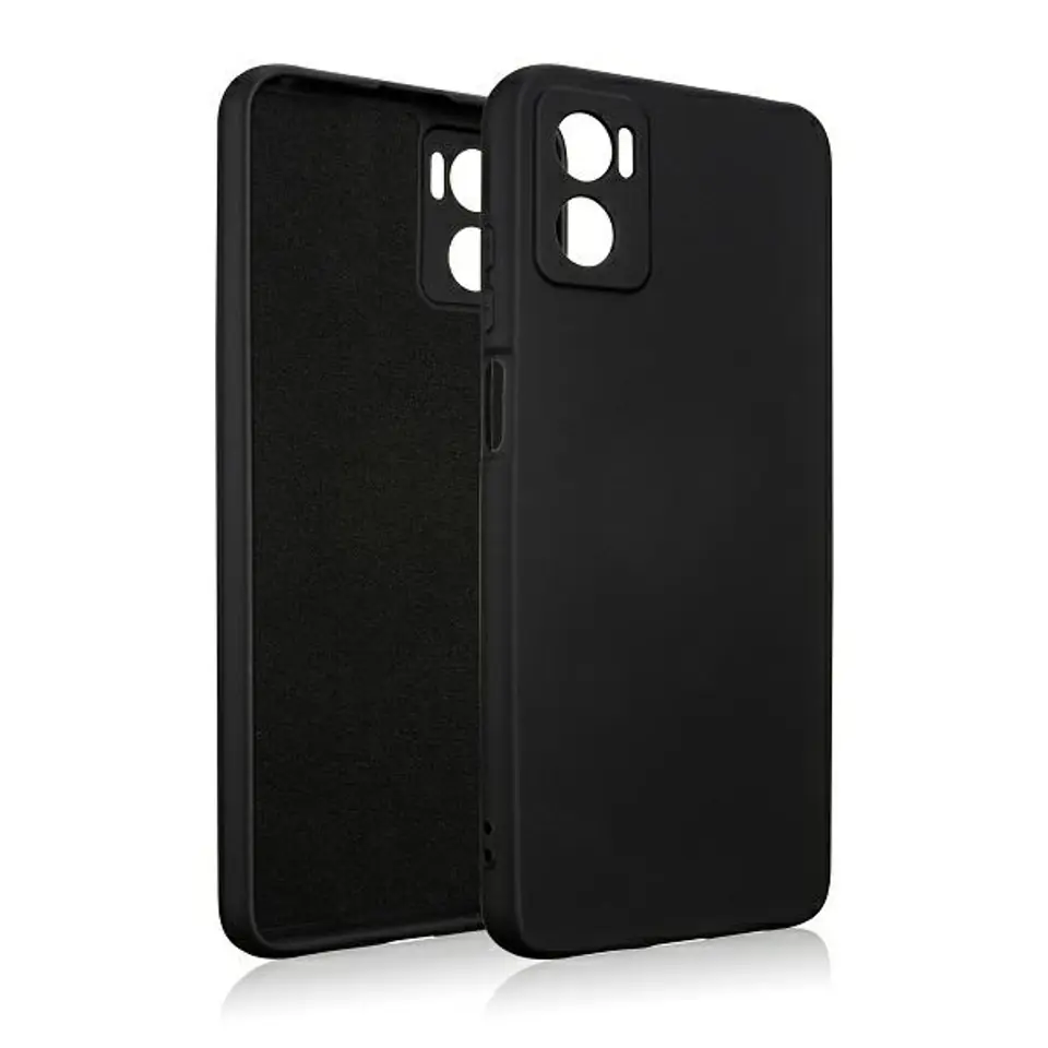 Beline Etui Silicone Motorola Moto E22iczarny/black