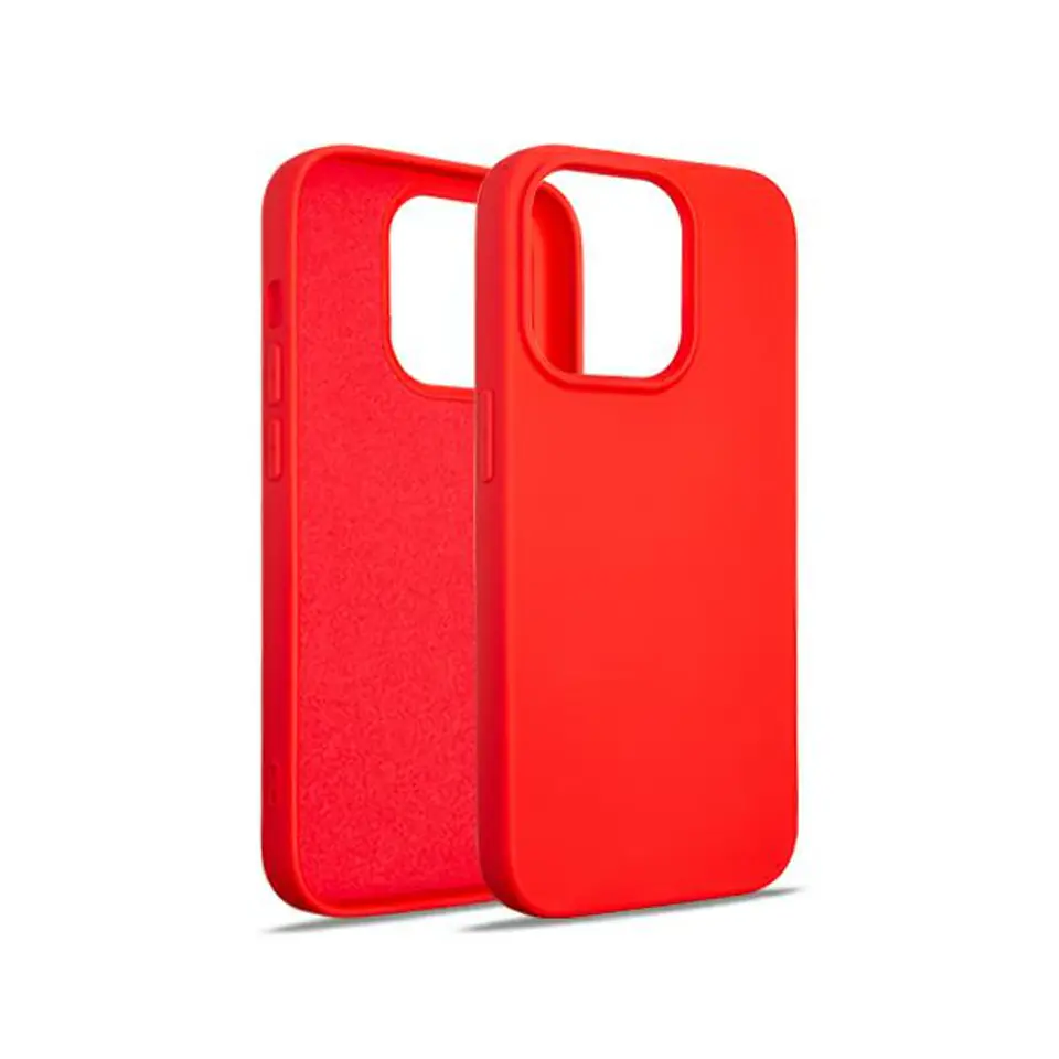 Beline Etui Silicone Oppo Reno 7 5Gczerwony /red