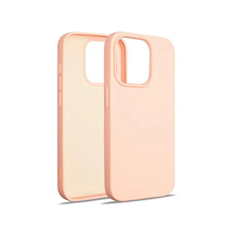 Beline Etui Silicone Xiaomi Redmi Note12 5G / Poco X5 5G różowo-złoty /rose gold